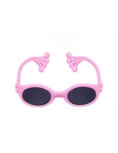Okulary Przeciwsłoneczne dla Dzieci, Różowe, 6m+, Animal Sunglasses