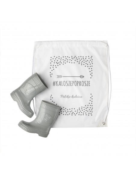 Kalosze PasteLove Lisek - Szary, Kalosze poprosze