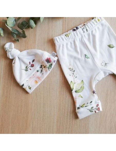 Getry niemowlęce z bawełny organicznej - Vintage Roses RÓŻNE ROZMIARY, Yosyo