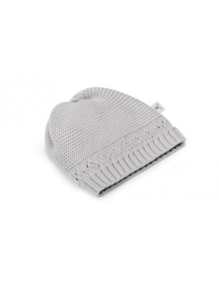 Czapeczka z bawełny organicznej light grey, My Memi