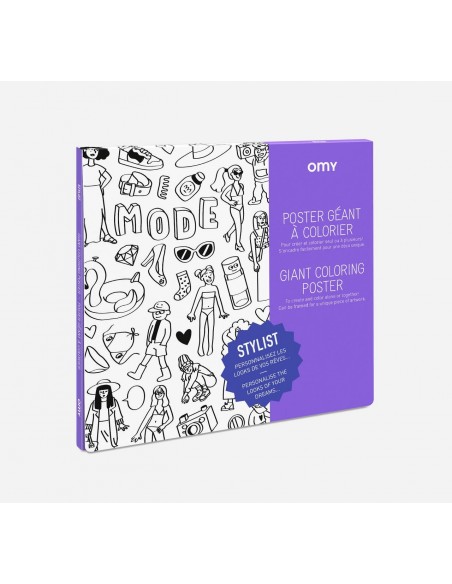 GIGANTYCZNA KOLOROWANKA 100x70 / STYLIST - OMY