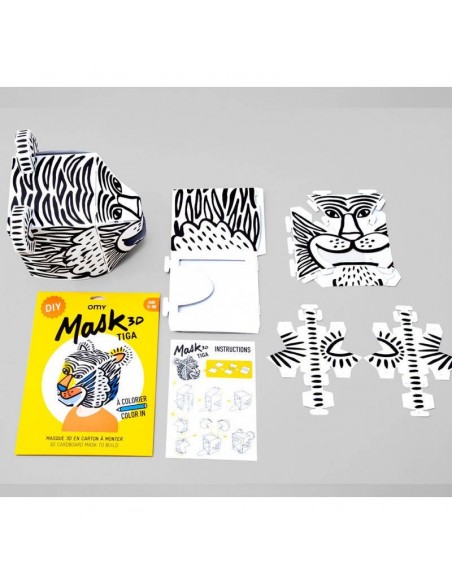 MASKA 3D / TYGRYS TIGA - OMY
