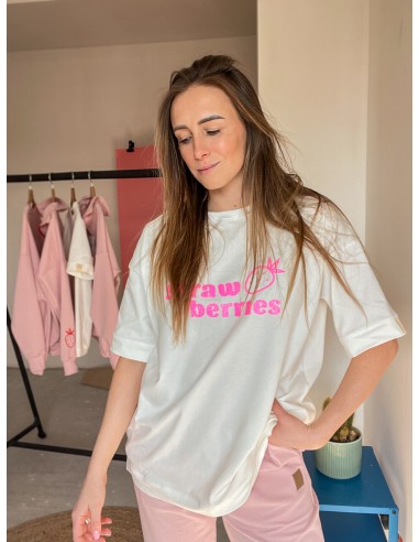 SPRING DROP Obszerny Tshirt, brokat,...