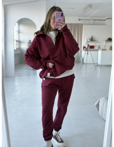 Mniej, Spodnie SLOW z gumką, kolonowy