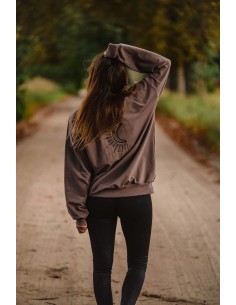 Bluza oversize z księżycem...