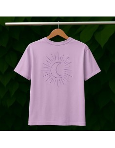 Tshirt z haftem lawenda,...