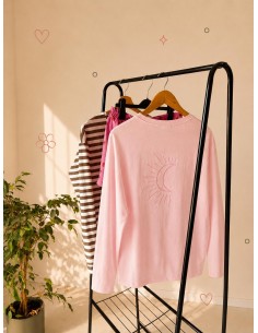 Longsleeve MOON pudrowy...