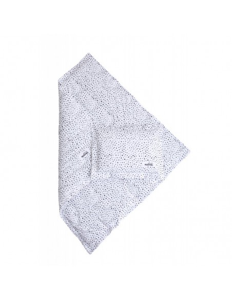 POŚCIEL DOTS / ROŻEK NIEMOWLĘCY - SZARFA GREY, MALOMI
