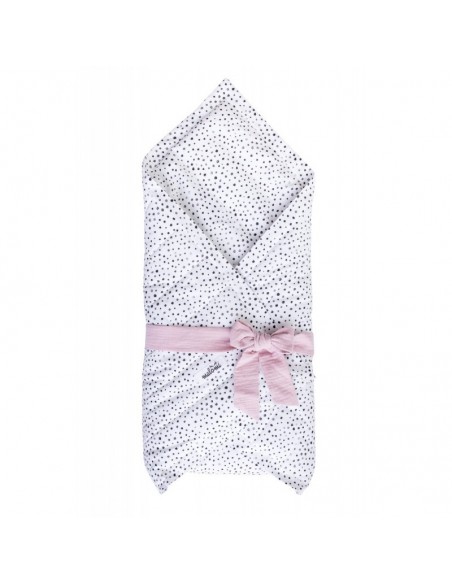 POŚCIEL DOTS / ROŻEK NIEMOWLĘCY - DUSTY PINK, MALOMI